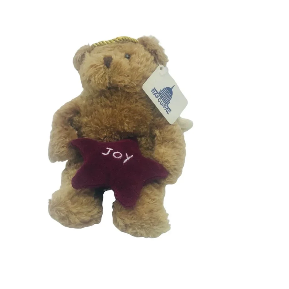 Plushland Angel Teddy Bear Plush Stuffed Animal‎ NWT 2003 